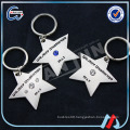 promotional keychain wholesale,beautiful crystal keychain,silver star keychain